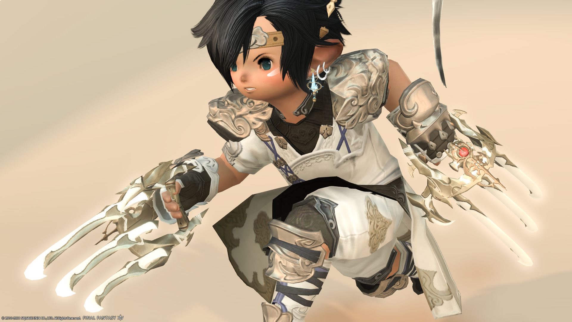 Shining long iron nails! Monk Weapon “Replica High Allagan Baghnakhs”