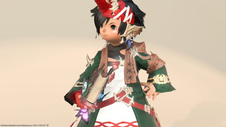 召喚士AF1装備の色違い・濃色の復古調装備『サマナー』シリーズ（ララフェル男子Ver.） ララフェル FF14ブログ Norirow Note 30