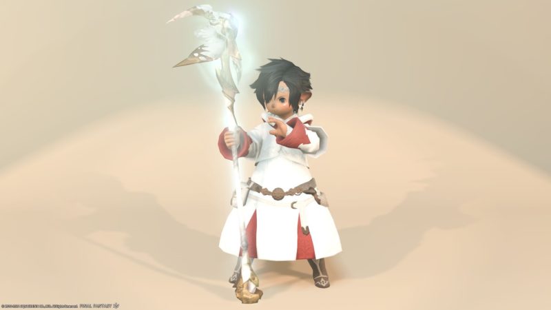 白魔道士af1装備 伝統的な白魔服 ヒーラー シリーズ ララフェル男子ver Ff14 Blog Norirow Note