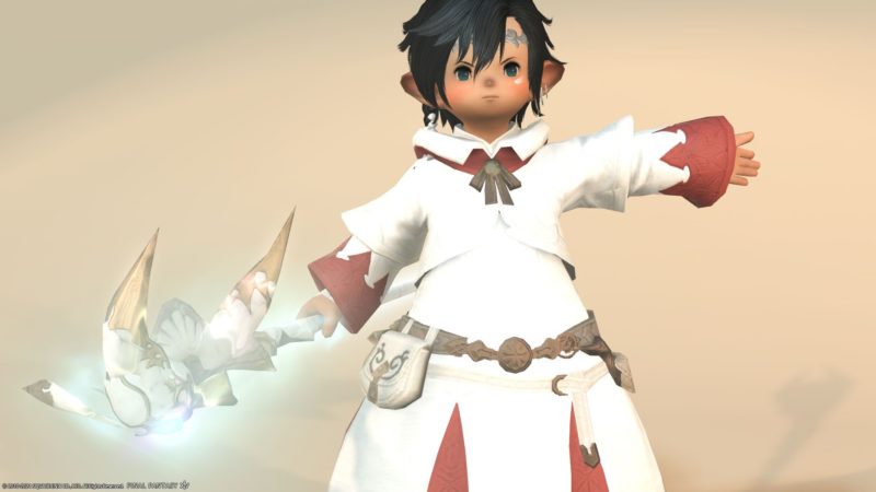 白魔道士af1装備 伝統的な白魔服 ヒーラー シリーズ ララフェル男子ver Ff14 Blog Norirow Note