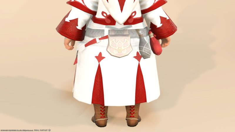 白魔道士af1装備の色違い 復古調装備 クレリック シリーズ ララフェル男子ver Ff14 Blog Norirow Note