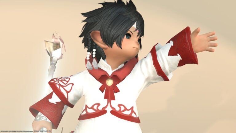 白魔道士AF1装備の色違い・復古調装備『クレリック』シリーズ（ララフェル男子Ver.） ララフェル FF14ブログ Norirow Note 47