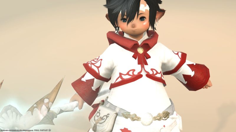 White Mage Af1 Equipment In Different Colors And Vintage Equipment Cleric Series Lalafell Men S Ver Ff14 Blog Norirow Note