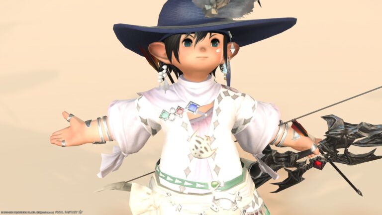 吟遊詩人AF1装備の色違い・淡いピンクの音楽家『バード』シリーズ (ララフェル女子Ver.) ララフェル FF14ブログ Norirow Note 26