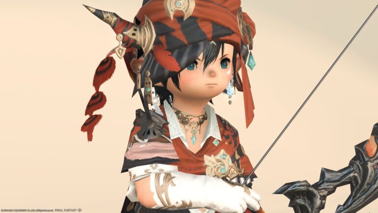 Arabian-style bard AF2 equipment "Aoidos" series (Lalafell Men's Ver.) Lalafell FF14 Blog Norirow Note 44