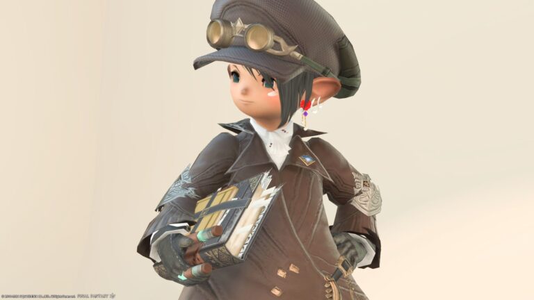 【ミラプリ】“大正浪漫！”『イディル＆ナバスアレンキャップ』でヒーラーのレトロなコーディネート ララフェル FF14ブログ Norirow Note 36