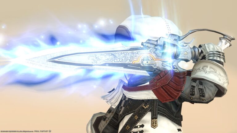 ガンブレイカーのレジスタンスウェポン（RW）進化 第四形態（第五段階）青く光る『ジャッジオーダー・マナトリガーRE』 ララフェル FF14ブログ Norirow Note 51