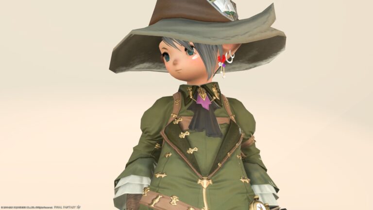 [Glamour] Image of air pirate mage scholar in "Sharlayan Hat" x "Sky Pirates" Lalafell FF14 Blog Norirow Note 37