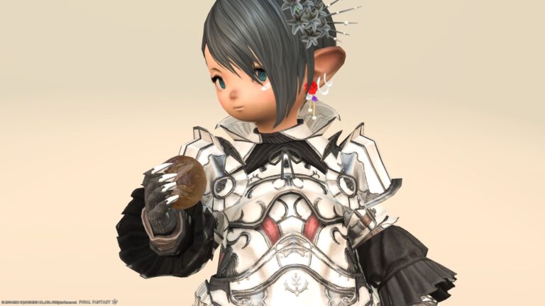 【ミラプリ】グンヒルド・ディルーブラム装備『ジャッジオーダー・ヒーラーコースリット＆グローブ』で闇の鎧の癒し手 ララフェル FF14ブログ Norirow Note 33