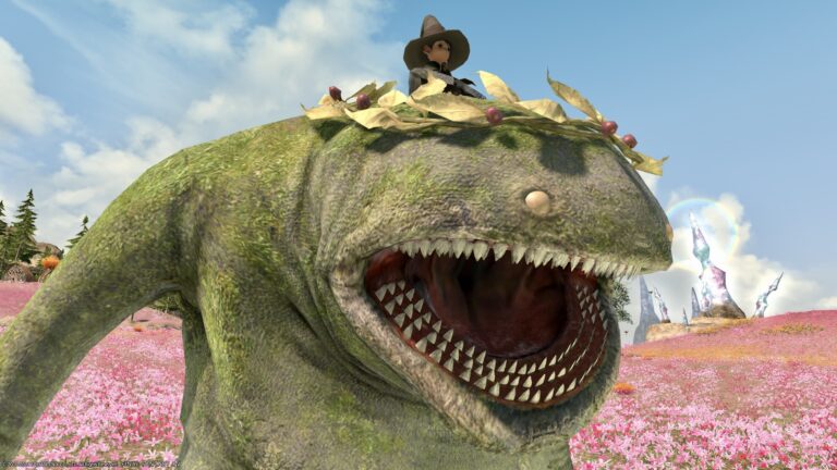 友好部族クエスト “シルフ” 族のマウント・草の冠を被った可愛い（？）『ローレル・グゥーブー』 ララフェル FF14ブログ Norirow Note 40