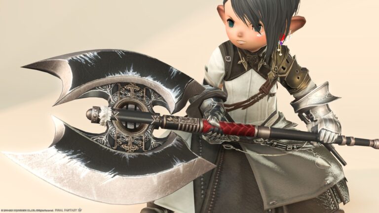 戦士のレジスタンスウェポン（RW）第三形態（第四段階）極厚斧『ジャッジオーダー・ラブリュス』 ララフェル FF14ブログ Norirow Note 29