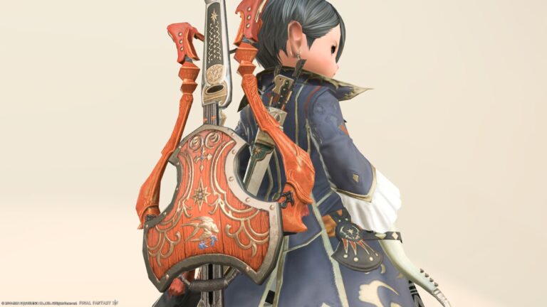 吟遊詩人のレジスタンスウェポン（RW）第三形態（第四段階）クラシックギターのような『ジャッジオーダー・コンポジットボウ』 ララフェル FF14ブログ Norirow Note 40