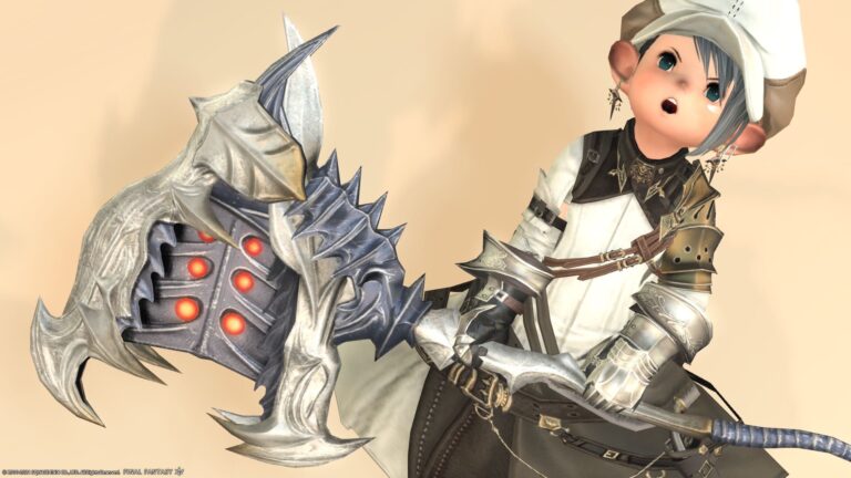 極ダイヤウェポン捕獲作戦 “戦士”の斧・機械生命獣の口が開く『ダイヤウェポン・バトルアクス』 ララフェル FF14ブログ Norirow Note 42