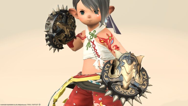 モンクのAF2装備・東方の劇団員風衣装『タントラ』シリーズ（ララフェル男子Ver.） ララフェル FF14ブログ Norirow Note 56