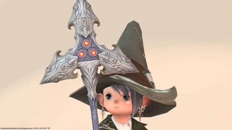 極ダイヤウェポン捕獲作戦 “白魔道士” 武器・変形する槍のような杖『ダイヤウェポン・ケーン』 ララフェル FF14ブログ Norirow Note 36