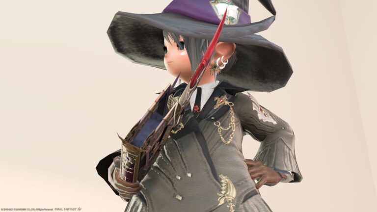 蝶が舞う、花とツタがとっても可愛い召喚士の魔道書・ドォーヌ・メグ『フェイグリモア』 ララフェル FF14ブログ Norirow Note 27