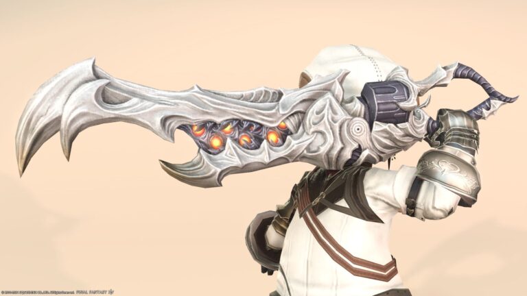 The Cloud Deck (Extreme) "Gunbreaker" Weapon / Revolver Type "Diamond Zeta Gunblade" Lalafell FF14 Blog Norirow Note 41