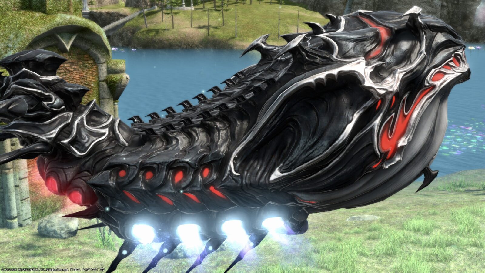 8人乗りマウント 巨大クジラの宇宙戦艦 ルナホエール ファンフェス21記念 Ff14 Norirow Note エオルゼアのもう一つの物語