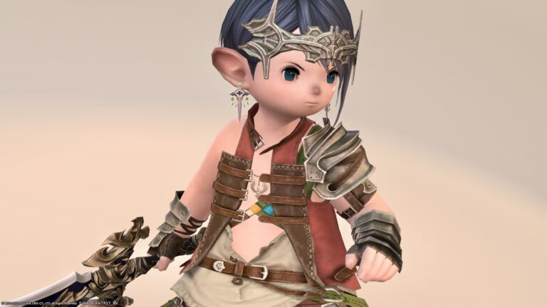 [Glamour] Basch's wild outfit from FF12! the Zadnor / Tank Equipment "Blade's of Fending" Series (Lalafell Men's Ver.) Lalafell FF14 Blog Norirow Note 38