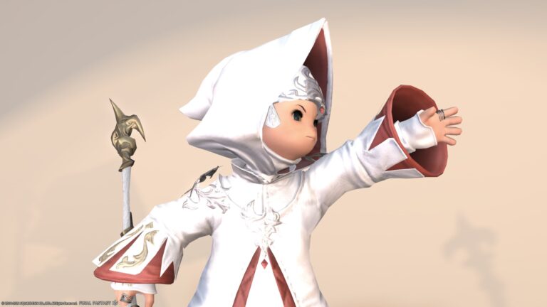 White Mage AF2 Weapon & Anima Weapon (AW) Stage 1 Goddess Wand "Animated Seraph Cane" Lalafell FF14 Blog Norirow Note 25