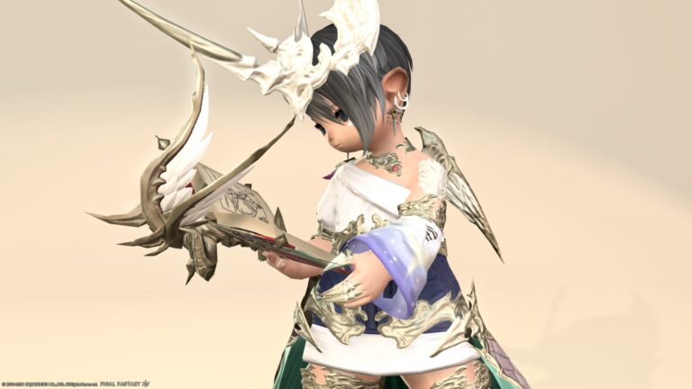 召喚士のAF2装備・聖なるユニコーン衣装『コーラー』シリーズ（ララフェル男子Ver.） ララフェル FF14ブログ Norirow Note 37