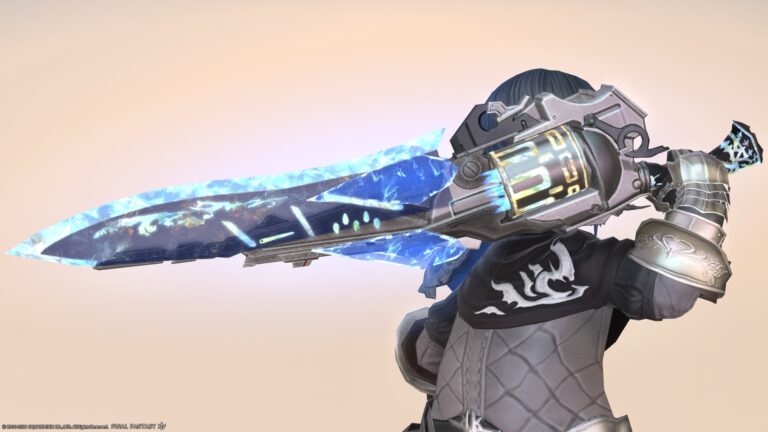Gunbreaker Resistance Weapon (RW) Final Form (Sixth Stage) Shining Large Revolver Type Gunblade "Blade's Resolve" Lalafell FF14 Blog Norirow Note 44
