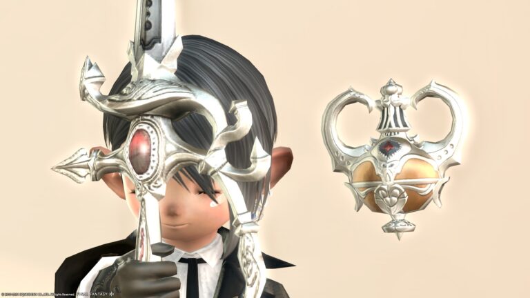 Emet-Selch's favorite gun - a beautiful antique long-barreled pistol "Ghost Barque Revolver" Lalafell FF14 Blog Norirow Note 29
