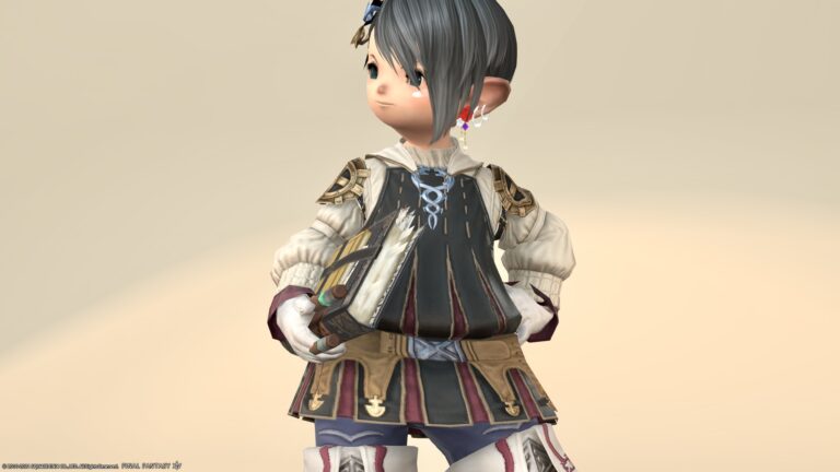 [Glamour] FF12 Prince Larsa's cute costume! the Zadnor Healer Equipment "Blade's of Healing" Series (Lalafell Men's Ver.) Lalafell FF14 Blog Norirow Note 33