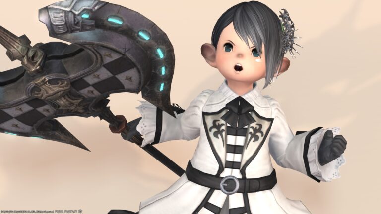 [Glamour] Aiming to be a neat and clean warrior of light! Lalafell Men's "High House Bustle" Returns Lalafell FF14 Blog Norirow Note 36