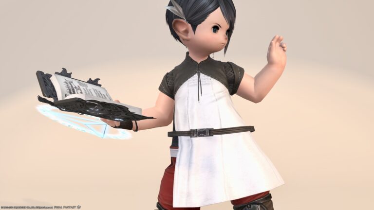 ニーア オートマタ「デボル＆ポポル」衣装・希望ノ砲台「塔」ヒーラー装備『アンドロイド旧式:医』シリーズ（ララフェル男子Ver.） ララフェル FF14ブログ Norirow Note 32