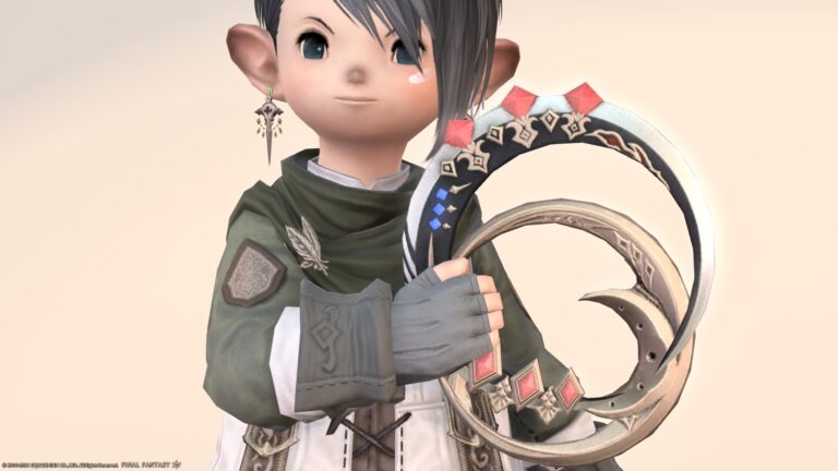 踊り子のレジスタンスウェポン（RW）第一形態・変形する宝石の円月輪『エンチュフラ』 ララフェル FF14ブログ Norirow Note 34