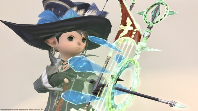 Bard's Resistance Weapon (RW) Final Form (Sixth Stage) Shining antique fashionable bow "Blade's Muse" Lalafell FF14 Blog Norirow Note 45