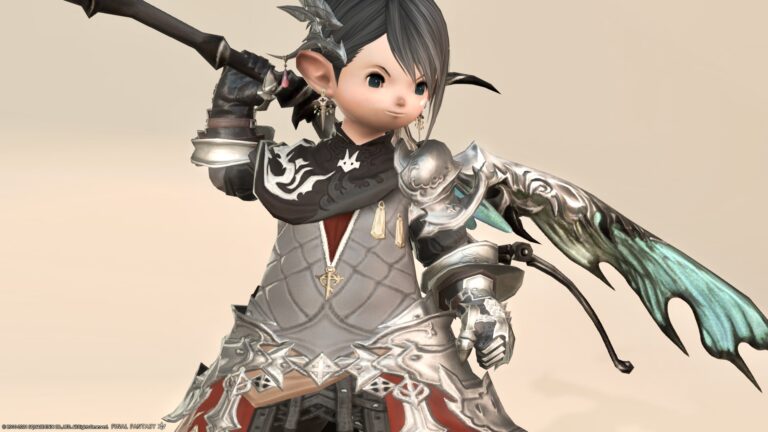 [Glamour] "Knight of Red and Black" Tank fashionable light armor coordination "Dravanian Coat of Fending" Lalafell FF14 Blog Norirow Note 40