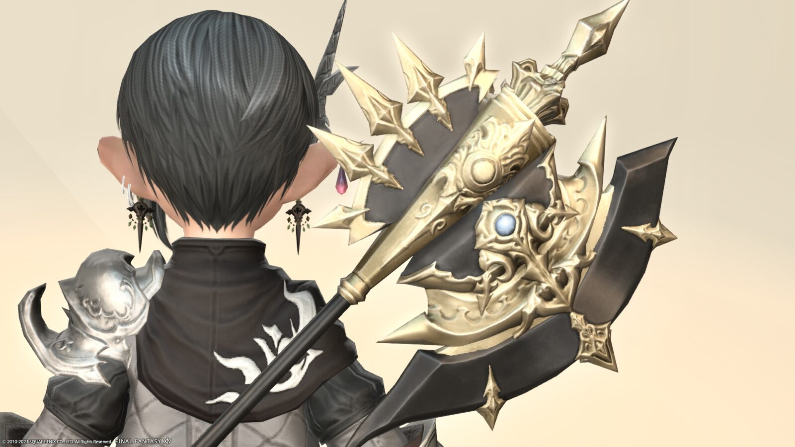 ゴシックでオシャレな戦士武器 女神ソフィアの聖なる光の斧 アクス オブ ゴッデス Ff14ブログ Norirow Note エオルゼア戦記