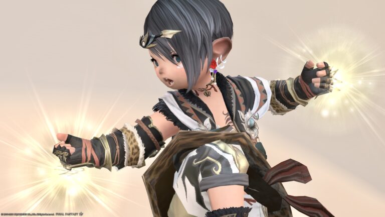 Monk's AF3 equipment, Stormblood edition opening trailer costume "Pacificist" series (Lalafell Men's Ver.) Lalafell FF14 Blog Norirow Note 34