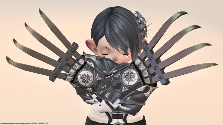 Huge iron claws! Monk fighting weapon "Senju" with the nickname of Senju Kannon Lalafell FF14 Blog Norirow Note 35