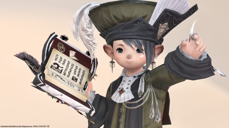学者のAF3装備・イシュガルドの貴族の先生『オラター』シリーズ（ララフェル男子Ver.） ララフェル FF14ブログ Norirow Note 34