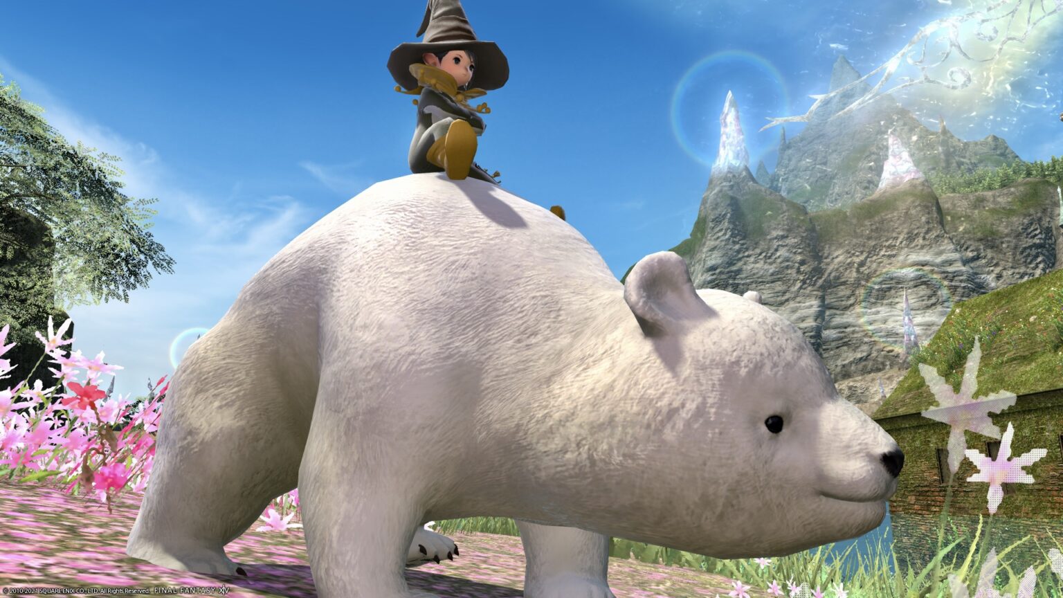 Cute white bear mount “Polar Bear” (Moonfire Faire 2021) Norirow Note