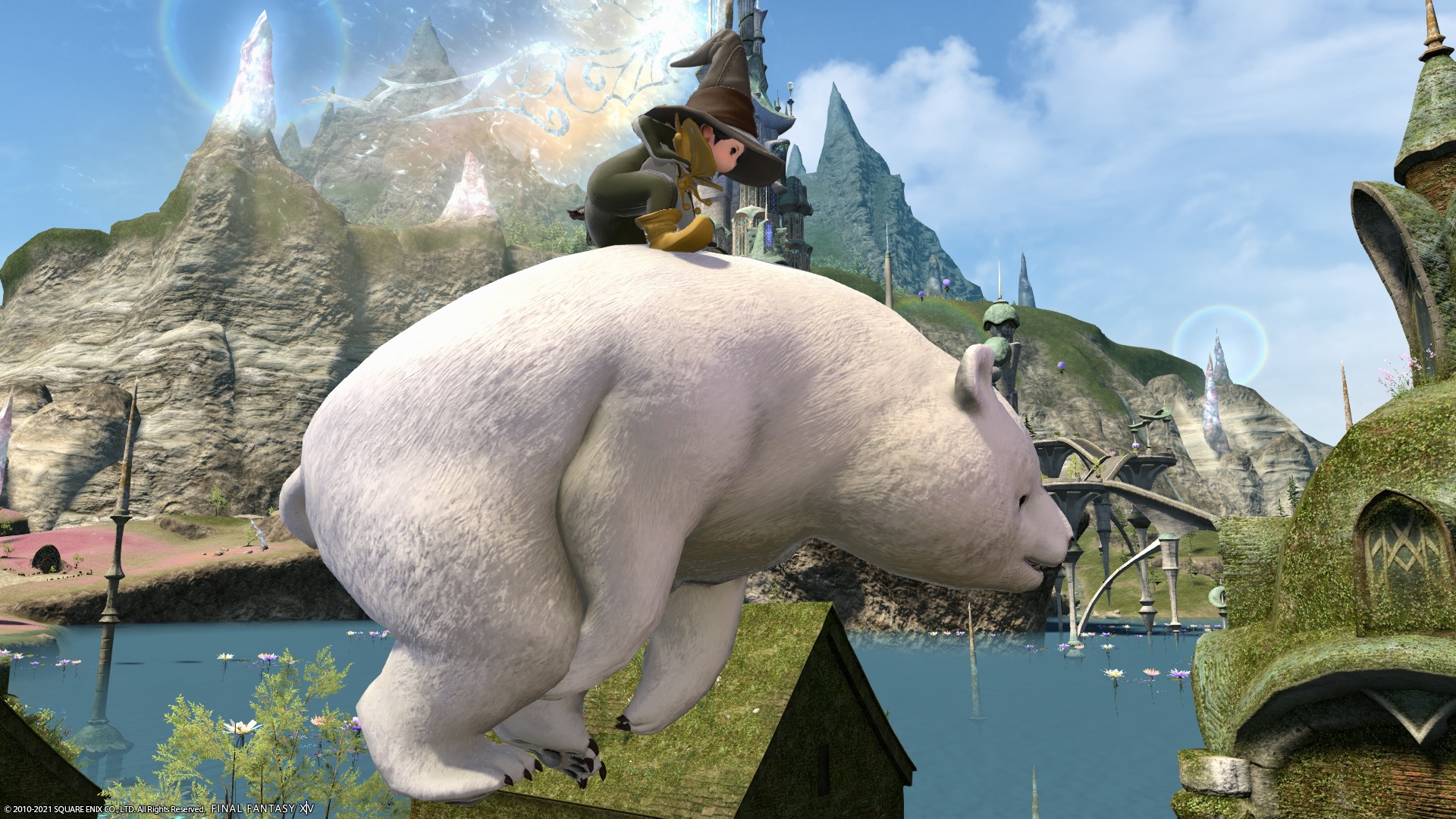 Cute white bear mount “Polar Bear” (Moonfire Faire 2021) Norirow Note