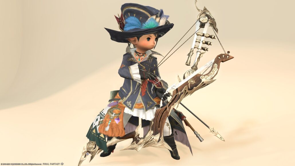 Bard’s AF3 Weapon & Eureka Weapon First FormAntique bow “Failnaught” with a stylish texture of