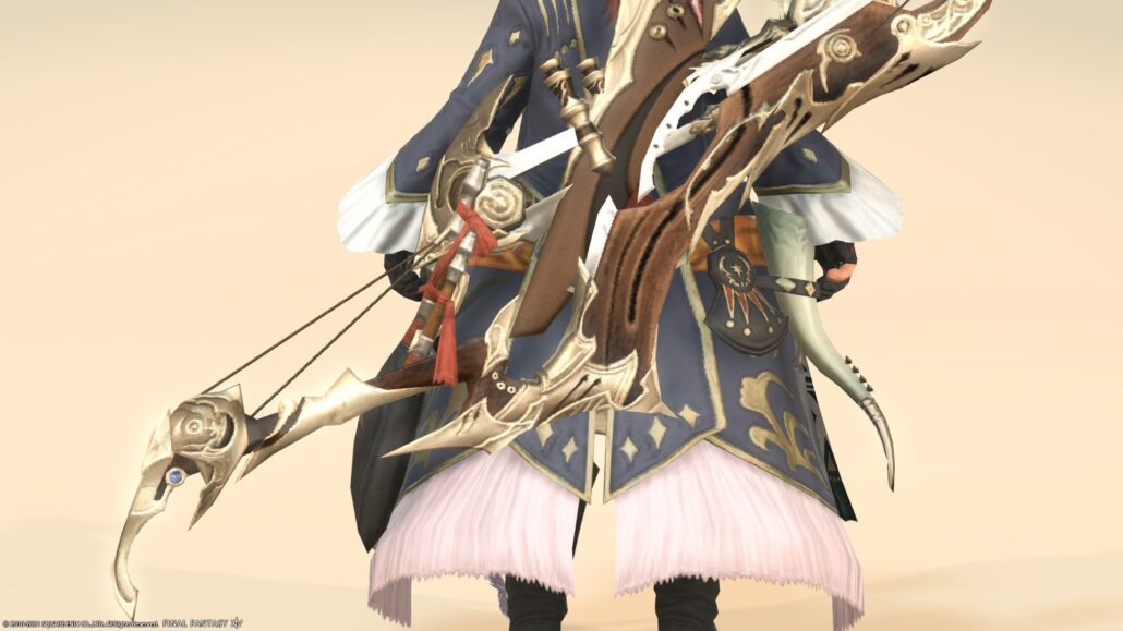 Bard’s AF3 Weapon & Eureka Weapon First FormAntique bow “Failnaught” with a stylish texture of
