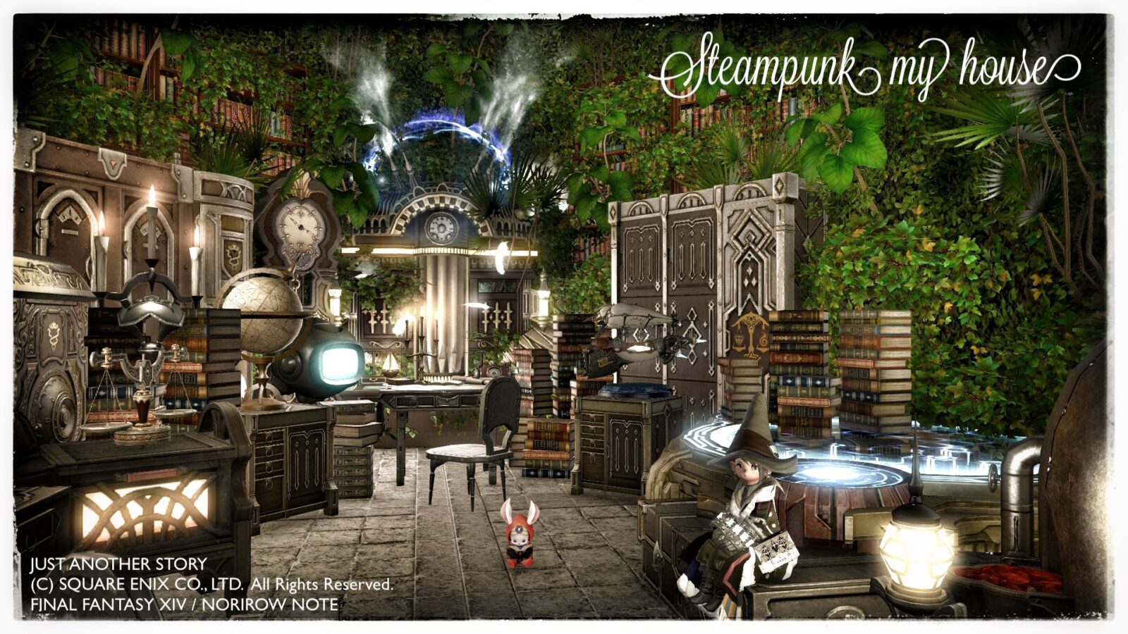 Housing A Hideaway In The Forest And A Secret Basement That I Longed For A Little Steampunk Norirow Note エオルゼア戦記 In Ff14