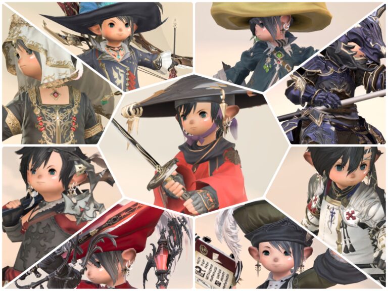 AF3 equipment of Black Mage / Ultimately too cute FF9 fashionable "Vivi" "Seventh Hell" series (Lalafell Men's Ver.) Lalafell FF14 Blog Norirow Note 25