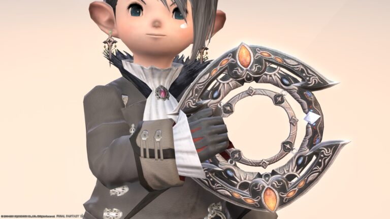 Dancer's Resistance Weapon (RW) Third Form (Fourth Stage) Antique and Cute "Law's Order Chakrams" Lalafell FF14 Blog Norirow Note 31