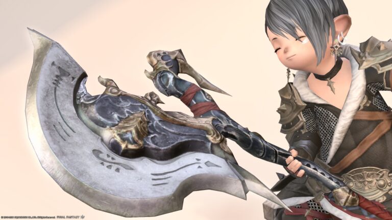 戦士のAF4武器・武骨な遊牧民の片刃斧『シャンゴル』 ララフェル FF14ブログ Norirow Note 71