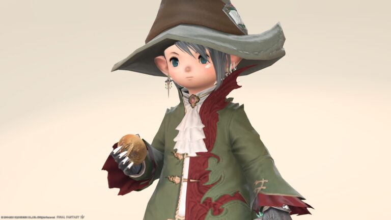 [Glamour] Favorite "Green Mage" costume (equipment of healer) Lalafell FF14 Blog Norirow Note 41