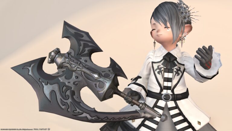 Chic and fashionable warrior axe, Holminster Switch weapon "Lakeland War Axe" Lalafell FF14 Blog Norirow Note 35
