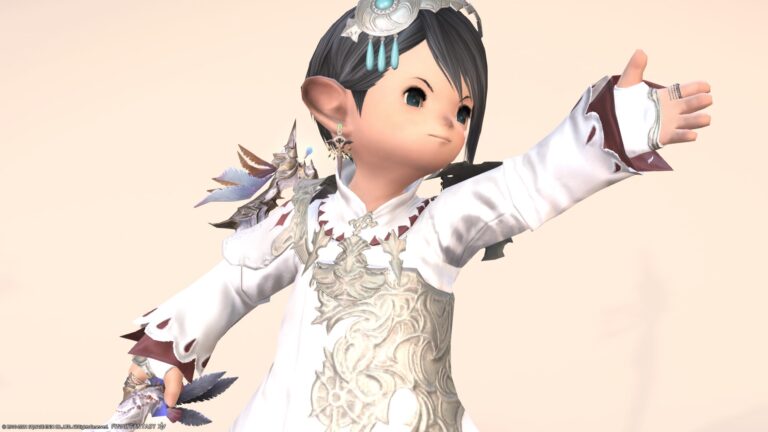 白魔道士のAF3装備・高貴で可愛い宣教師『セブンスヘブン』シリーズ（ララフェル男子Ver.） ララフェル FF14ブログ Norirow Note 36