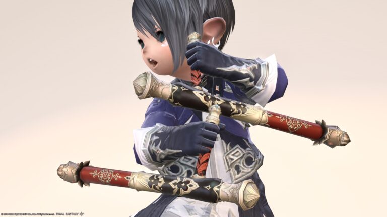 Monk's Resistance Weapon (RW) First Form, Reincarnation Tonfa "Samsara" Lalafell FF14 Blog Norirow Note 35