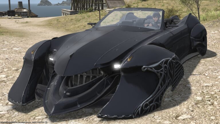 FF15コラボの車から飛行形態に変形する4人乗りマウント『レガリア TYPE-G』 ララフェル FF14ブログ Norirow Note 25